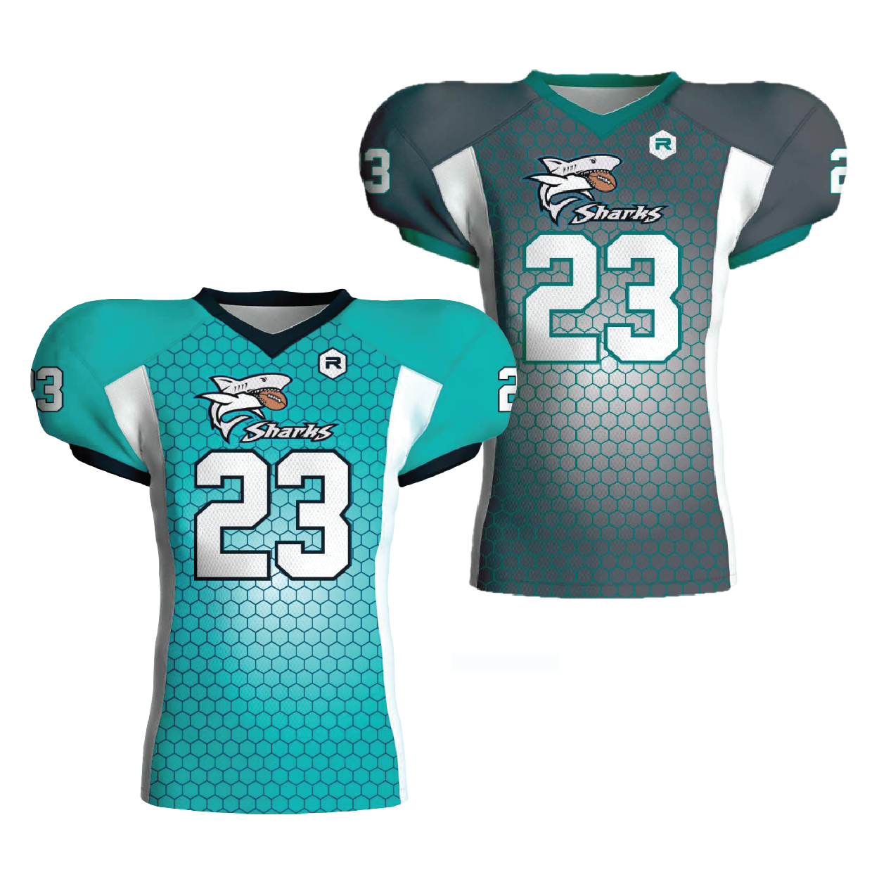 Boulder Basic Single-Ply Reversible Football Jersey