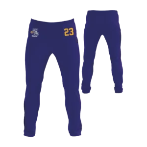 Warm Up Pant- Pockets Zipper- Eagles- purple, yellow