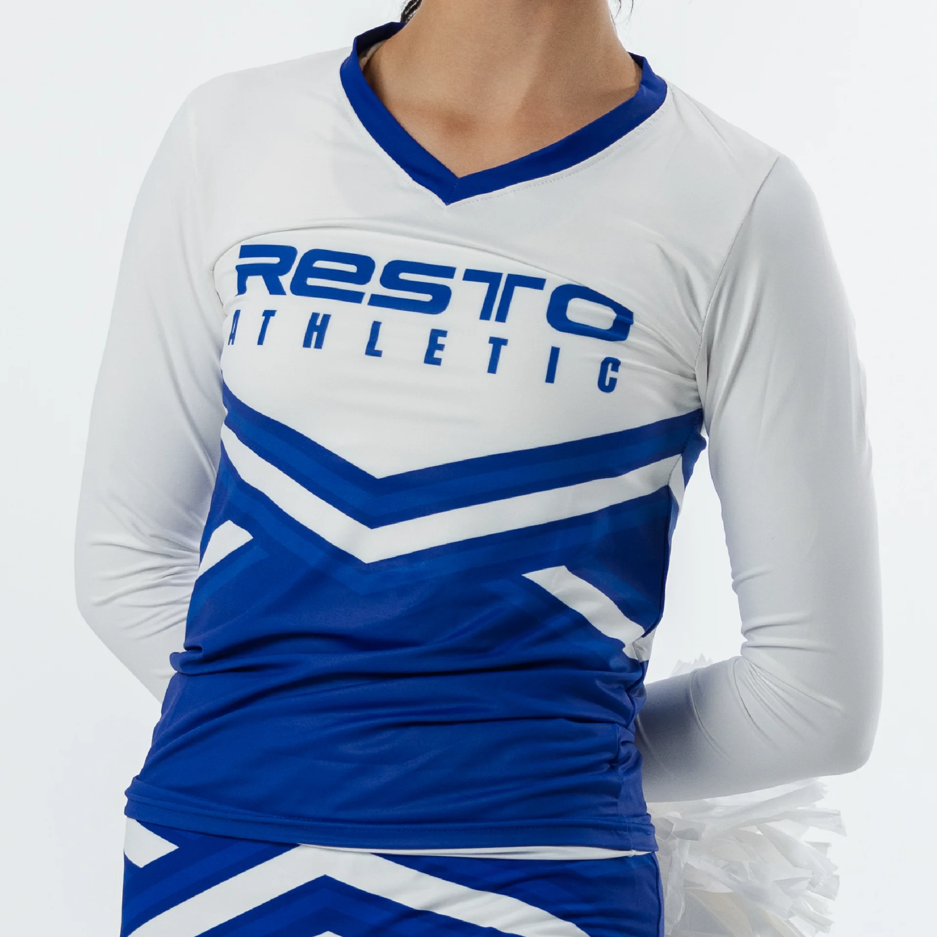Long Sleeve V-Neck Shell thumbnail 2