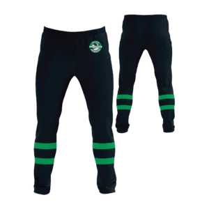 Classic Sweatpants- Grinders Hockey, black, green
