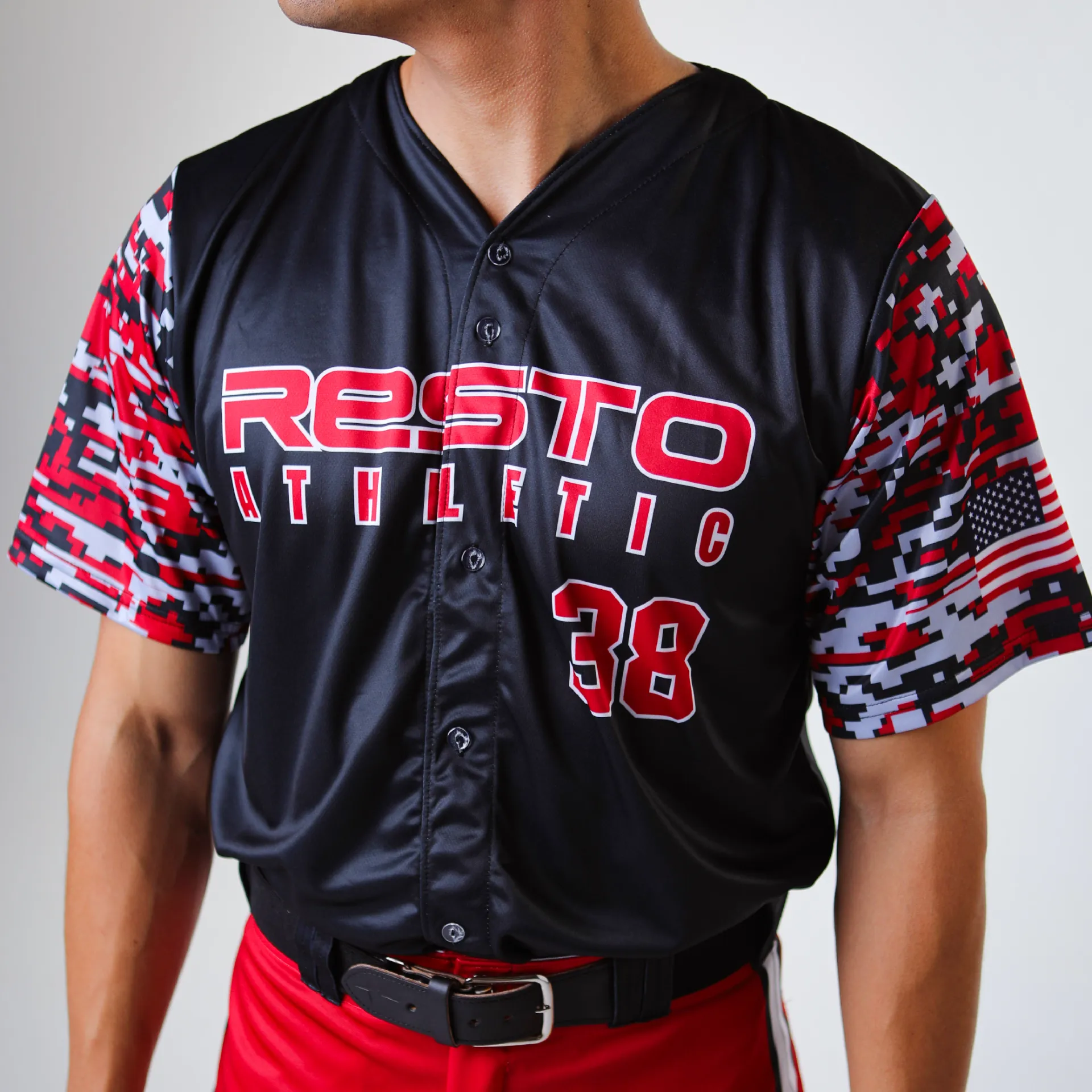 Full-Button Baseball Jersey thumbnail 3