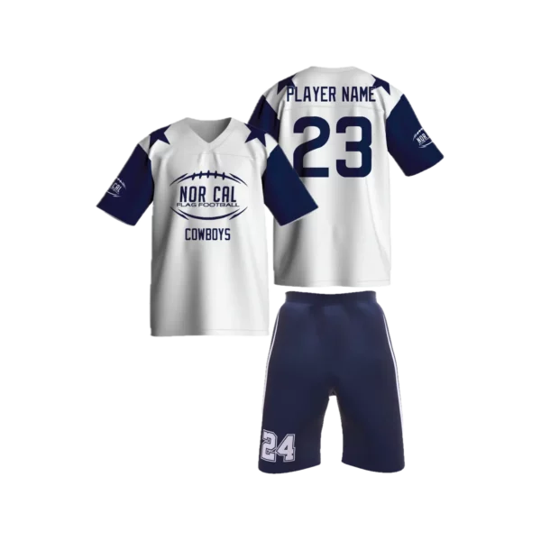 Reversible Flag Football Single-Ply Jersey and Short
