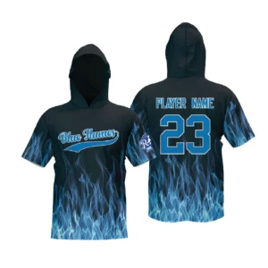 Short Sleeve Fleece Hoodie