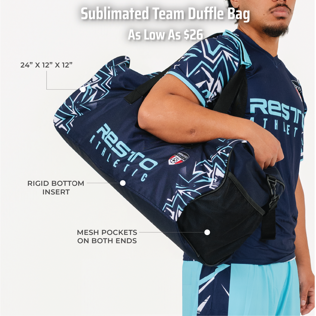 Sublimated Team Duffle Bag Sublimated Team Duffle Bag