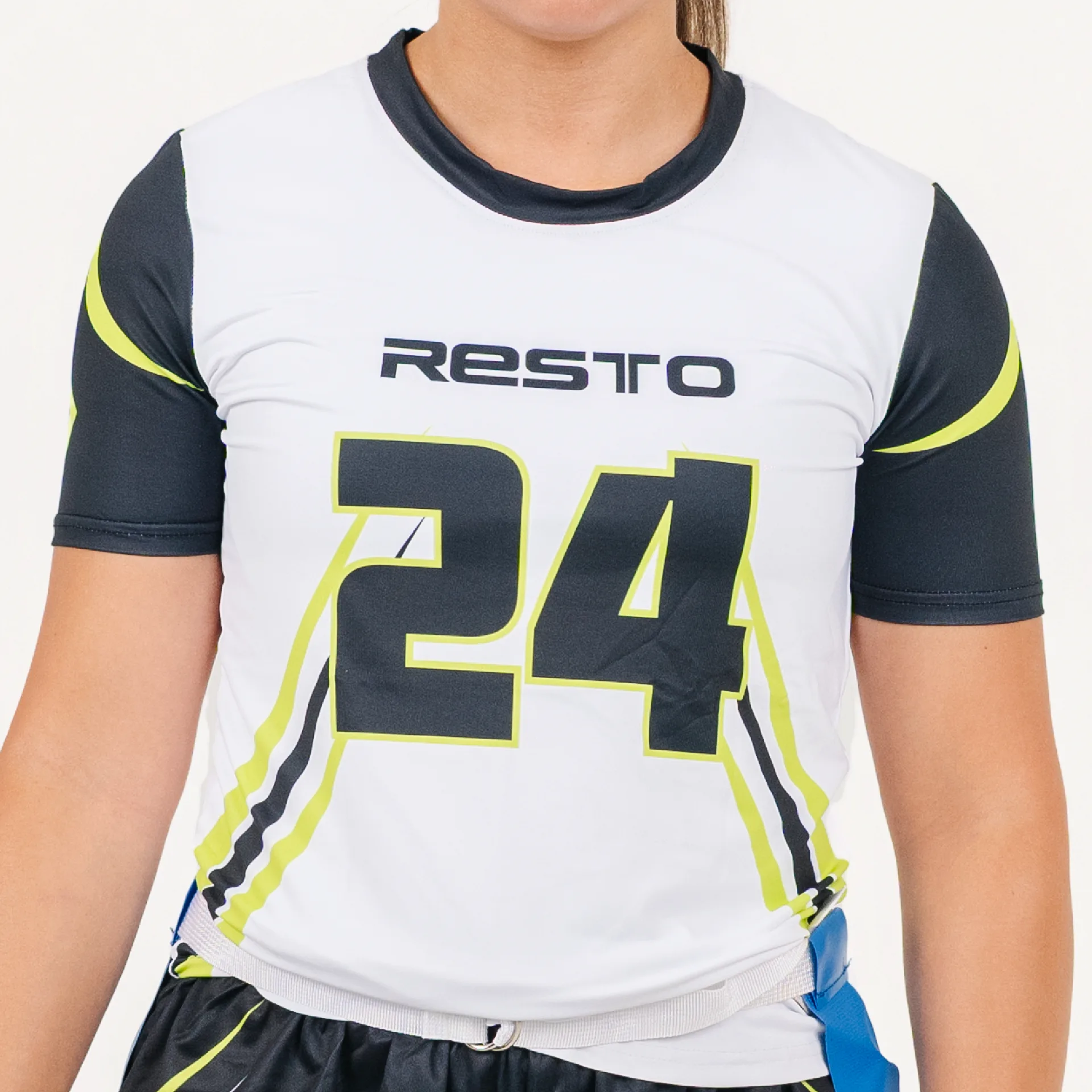 Flag Football- Compression Jersey Green Black_compressed