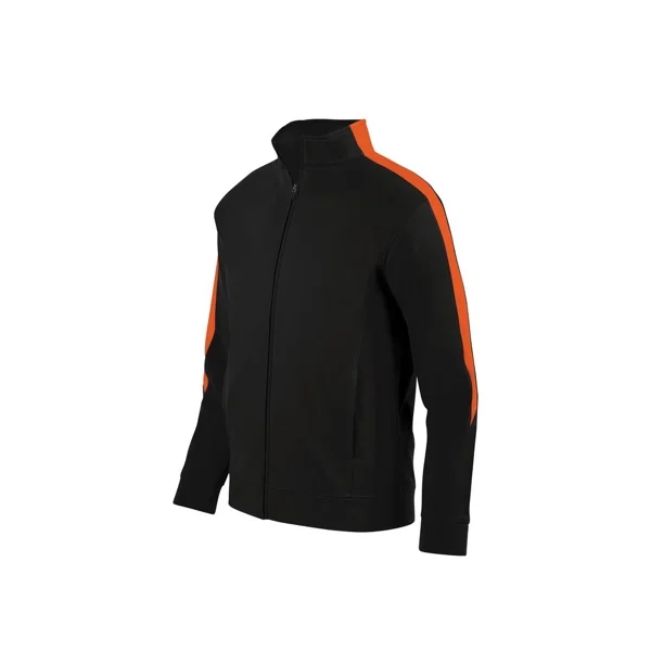 black/orange