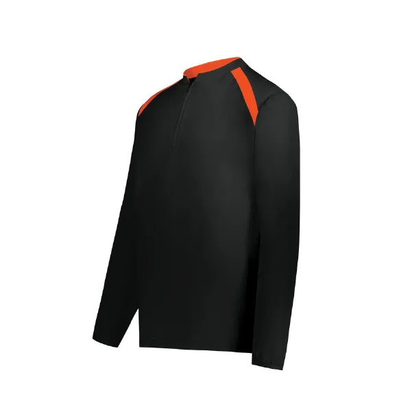 black/orange