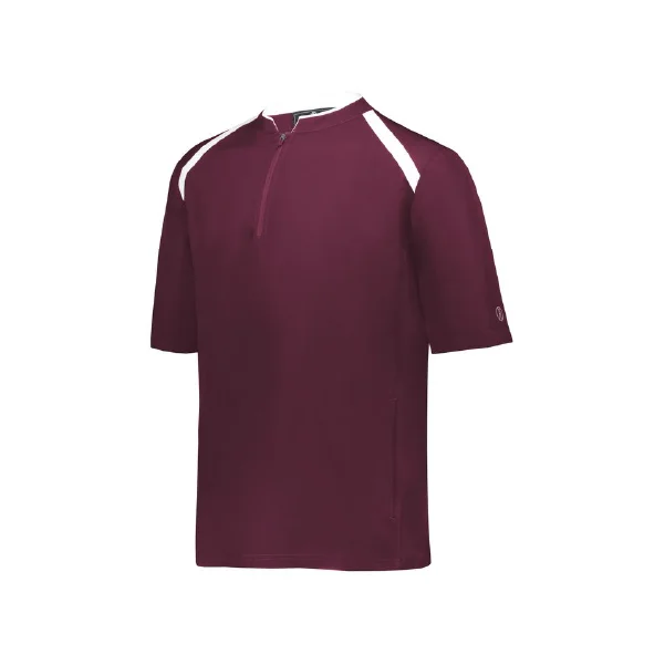 maroon/white