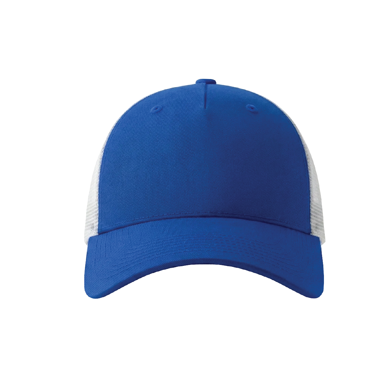 (bill/crown/mesh-back):-royal/-royal/white