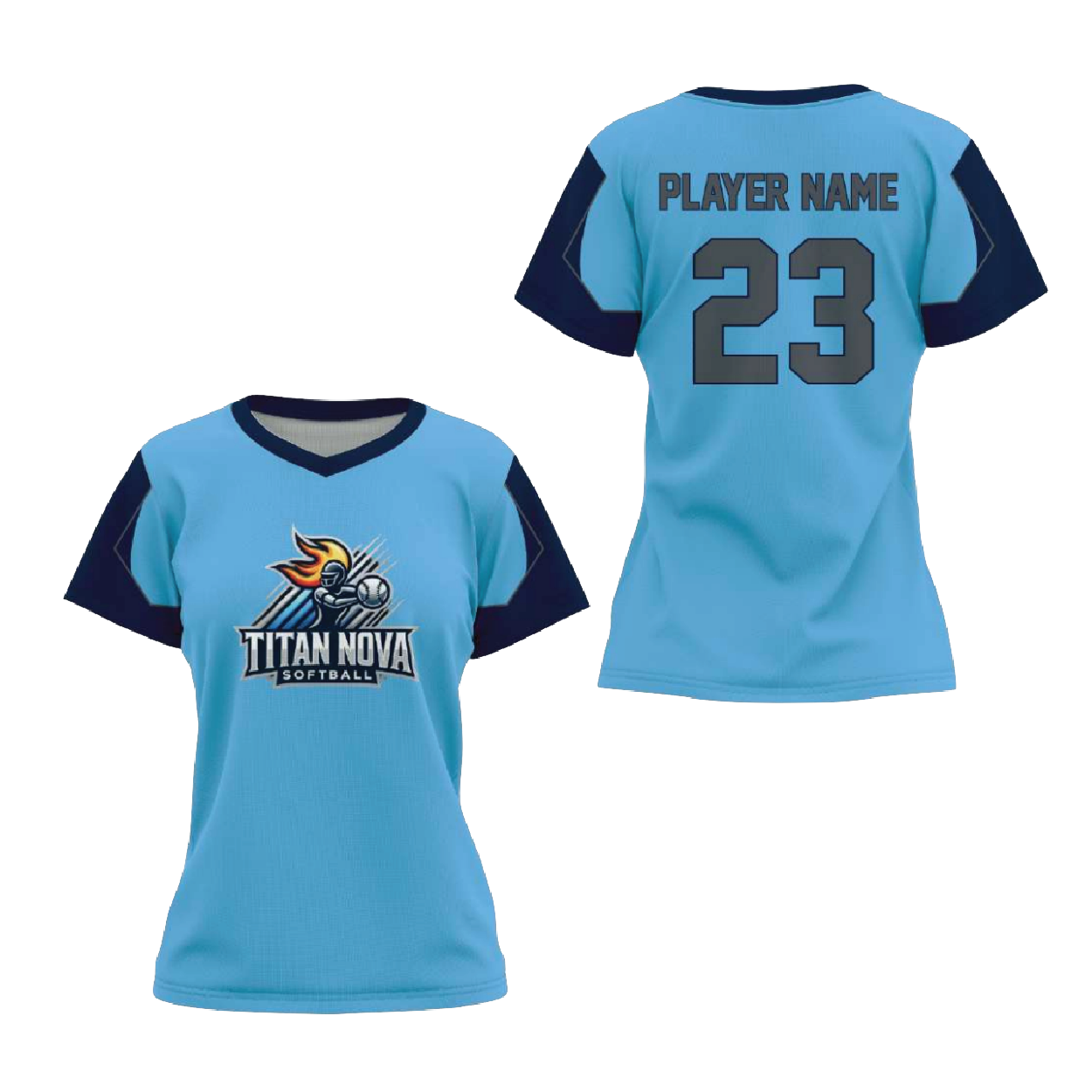 Pro V-Neck Short Sleeve Pullover Softball Jersey