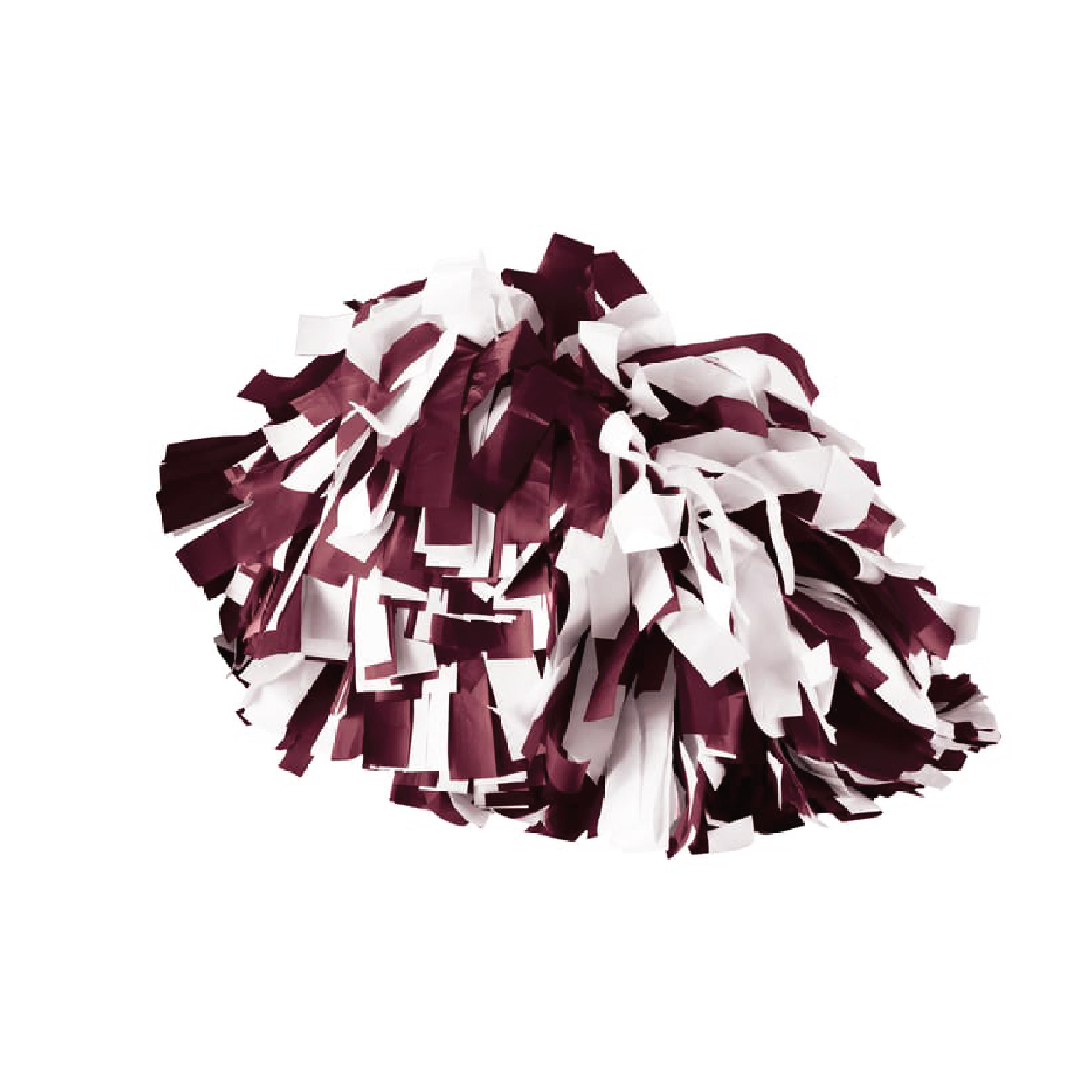 maroon/white
